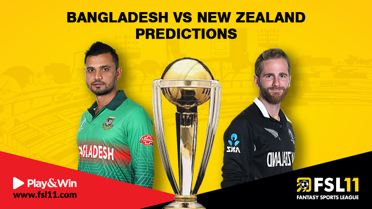 Bangladesh vs New Zealand, Predictions
