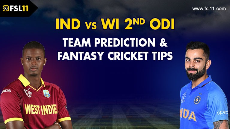 ind vs wi 2nd odi prediction and fantasy cricket tips