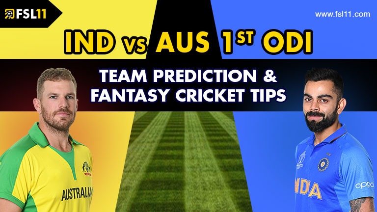 Ind vs Aus 1st odi match prediction