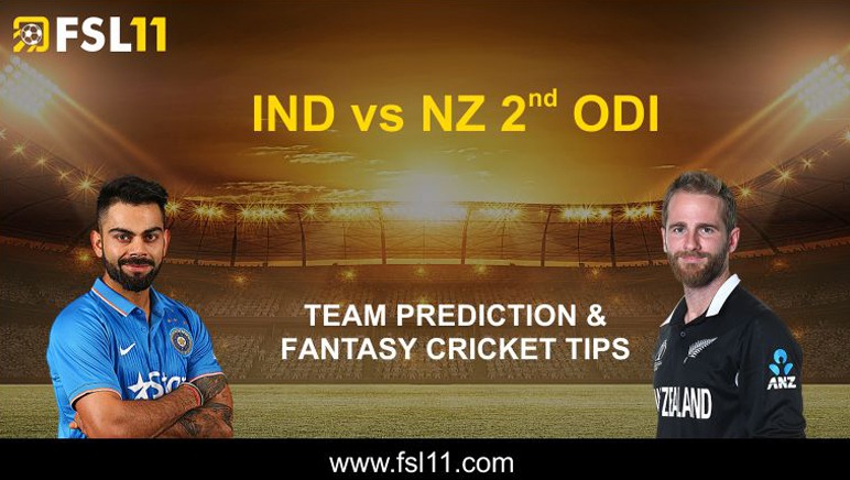 NZ vs IND 2nd ODI Match Prediction