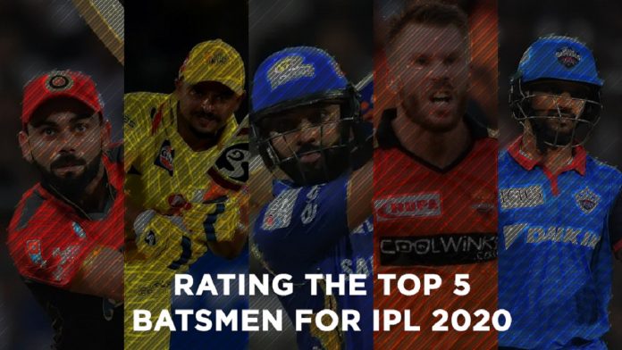 Rating the top 5 batsmen for IPL 2020