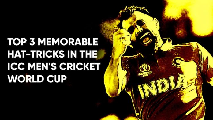 Top 3 memorable hat-tricks in ICC men's Cricket World Cup