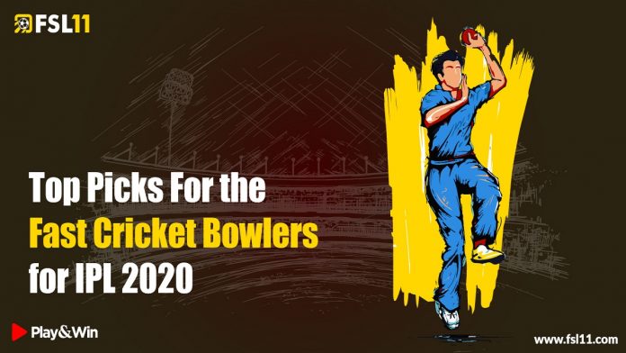 Top Picks For the Fast Cricket Bowlers for IPL 2020