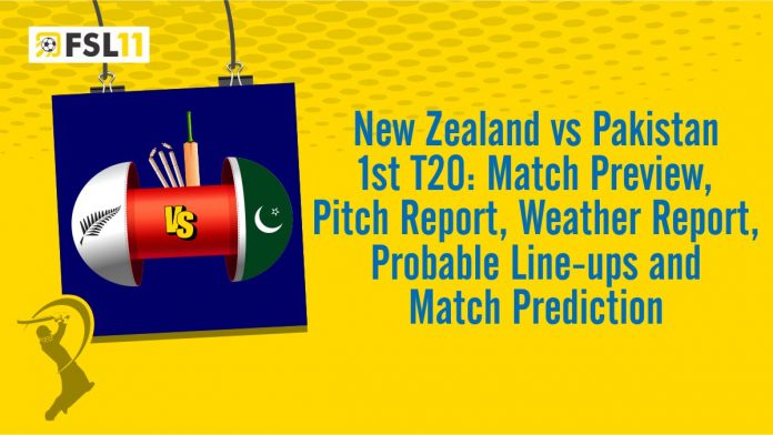 New Zealand VS Pakistan First T20 Match