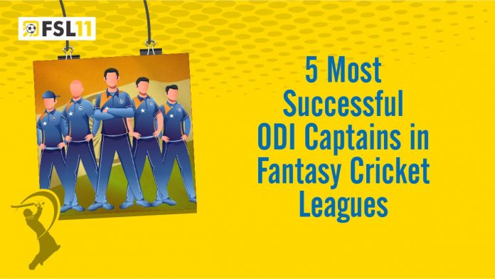 5 Most Successful ODI Captains in Fantasy Cricket Leagues