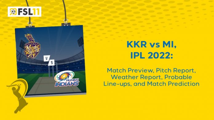 Here are our predictions for today's cricket match and the expected Players for KKR vs MI IPL match