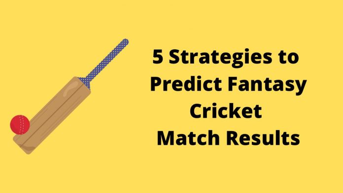 5 Strategies to Predict Fantasy Cricket Match Results