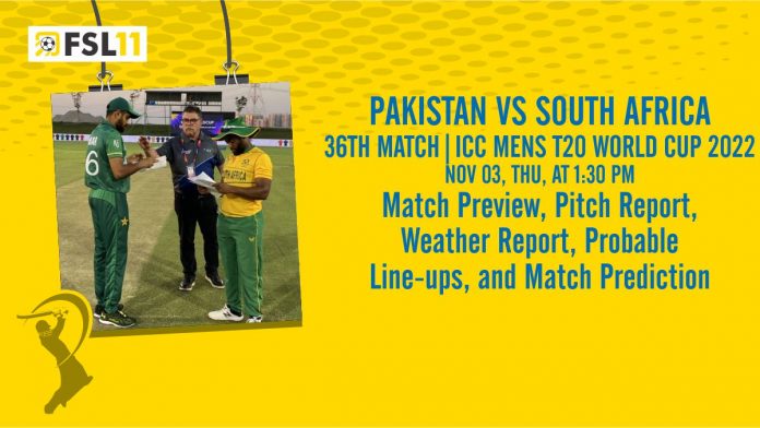 Pakistan And South Africa Will Play The 36th Match Of The World Cup On Thursday.