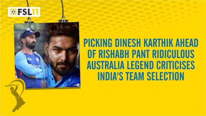 Putting Dinesh Karthik Before Rishabh Pant Is A Wrong Decision By Indian Selectors, Says Lan Chappell.