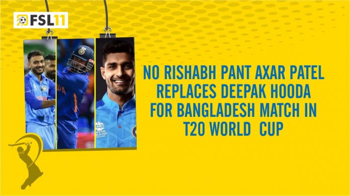 Rishabh Pant Will Not Get A Single To Bat During The India Versus Bangladesh Match.